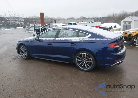 2019 Audi S5 3.0T Premium z USA, uszkodzony, nr VIN WAUB4CF58KA096052
